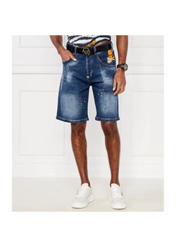 Philipp Plein Jeansowe szorty Formentera Fit Skull&Bones | Regular Fit ze sklepu Gomez Fashion Store w kategorii Spodenki męskie - zdjęcie 184976273