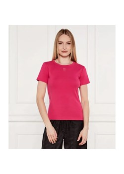 HUGO T-shirt Deloris | Regular Fit ze sklepu Gomez Fashion Store w kategorii Bluzki damskie - zdjęcie 184977091