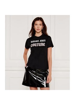 Versace Jeans Couture T-shirt goth patch | Regular Fit ze sklepu Gomez Fashion Store w kategorii Bluzki damskie - zdjęcie 184977923