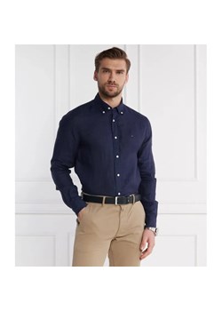 Tommy Hilfiger Lniana koszula PIGMENT DYED | Regular Fit ze sklepu Gomez Fashion Store w kategorii Koszule męskie - zdjęcie 184978172