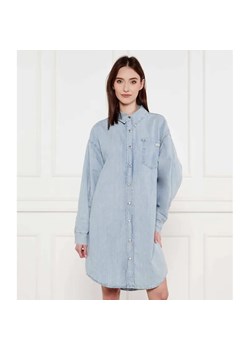 Calvin Klein Jeans Jeansowa sukienka | z dodatkiem lnu ze sklepu Gomez Fashion Store w kategorii Sukienki - zdjęcie 184978183