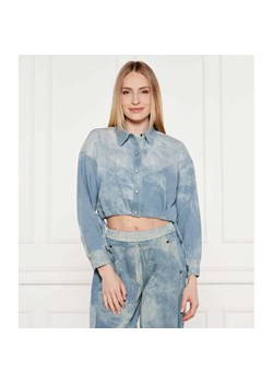 One Teaspoon Jeansowa koszula BUBBLE | Cropped Fit ze sklepu Gomez Fashion Store w kategorii Koszule damskie - zdjęcie 184978311