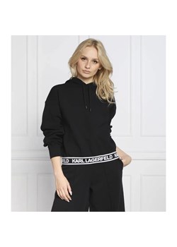 Karl Lagerfeld Bluza bonded | Regular Fit ze sklepu Gomez Fashion Store w kategorii Bluzy damskie - zdjęcie 184978541