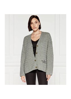 Tommy Hilfiger Wełniany kardigan | Regular Fit ze sklepu Gomez Fashion Store w kategorii Swetry damskie - zdjęcie 184978862