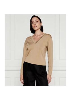 Karl Lagerfeld Sweter | Straight fit | z dodatkiem jedwabiu ze sklepu Gomez Fashion Store w kategorii Swetry damskie - zdjęcie 184979201