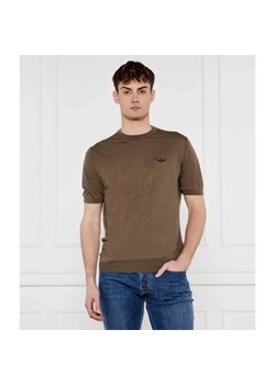 Aeronautica Militare Lniany sweter | Regular Fit ze sklepu Gomez Fashion Store w kategorii Swetry męskie - zdjęcie 184979352