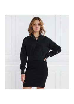 Calvin Klein Jeans Sweter HALF ZIP | Regular Fit ze sklepu Gomez Fashion Store w kategorii Swetry damskie - zdjęcie 184979432