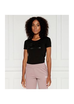 EA7 T-shirt | Regular Fit ze sklepu Gomez Fashion Store w kategorii Bluzki damskie - zdjęcie 184979570