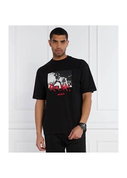 HUGO T-shirt Domenade | Oversize fit ze sklepu Gomez Fashion Store w kategorii T-shirty męskie - zdjęcie 184979742