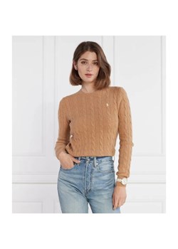 POLO RALPH LAUREN Wełniany sweter JULIANNA | Slim Fit | z dodatkiem kaszmiru ze sklepu Gomez Fashion Store w kategorii Swetry damskie - zdjęcie 184979850