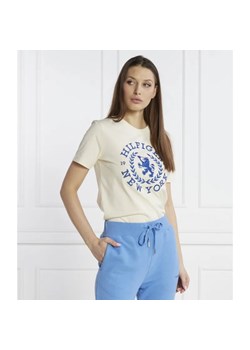 Tommy Hilfiger T-shirt REG CREST C-NK TEE SS | Regular Fit ze sklepu Gomez Fashion Store w kategorii Bluzki damskie - zdjęcie 184980181