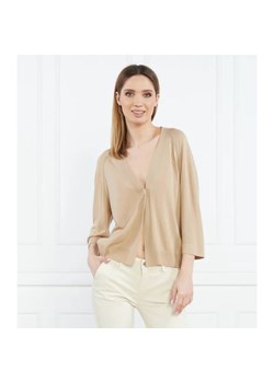 Marc Cain Kardigan | Regular Fit | z dodatkiem jedwabiu ze sklepu Gomez Fashion Store w kategorii Swetry damskie - zdjęcie 184980380