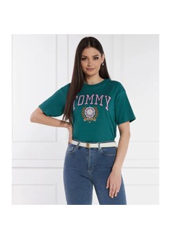 Tommy Jeans T-shirt VARSITY SPORT 3 | Relaxed fit ze sklepu Gomez Fashion Store w kategorii Bluzki damskie - zdjęcie 184980874