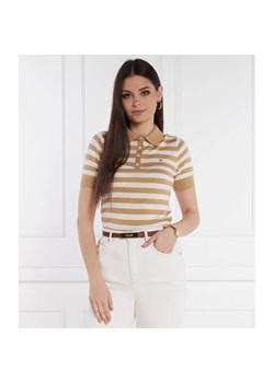 Tommy Hilfiger Polo BUTTON | Regular Fit ze sklepu Gomez Fashion Store w kategorii Bluzki damskie - zdjęcie 184980961