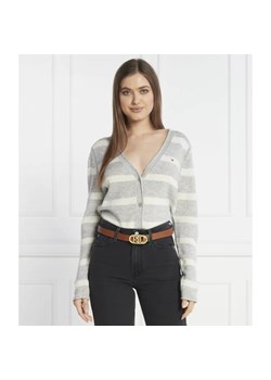 Tommy Hilfiger Wełniany kardigan | Regular Fit ze sklepu Gomez Fashion Store w kategorii Swetry damskie - zdjęcie 184981064