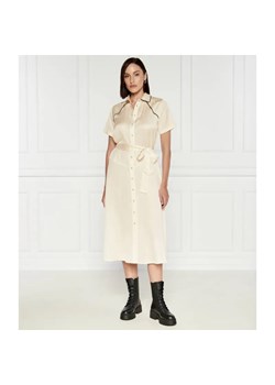 Pinko Satynowa sukienka z paskiem ze sklepu Gomez Fashion Store w kategorii Sukienki - zdjęcie 184981532