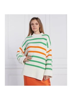 Samsøe Samsøe Sweter | Relaxed fit | z dodatkiem lnu ze sklepu Gomez Fashion Store w kategorii Swetry damskie - zdjęcie 184981584