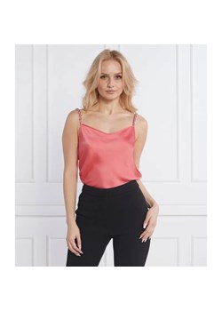 HUGO Satynowy top Cermila | Regular Fit ze sklepu Gomez Fashion Store w kategorii Bluzki damskie - zdjęcie 184981803
