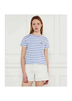 Karl Lagerfeld T-shirt IKON PATCH | Regular Fit ze sklepu Gomez Fashion Store w kategorii Bluzki damskie - zdjęcie 184982191