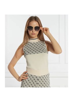GUESS Top SL RN LISE 4G SWTR | Slim Fit ze sklepu Gomez Fashion Store w kategorii Bluzki damskie - zdjęcie 184982730