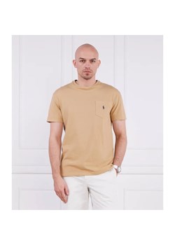 POLO RALPH LAUREN T-shirt | Regular Fit | z dodatkiem lnu ze sklepu Gomez Fashion Store w kategorii T-shirty męskie - zdjęcie 184983001