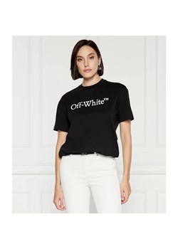 OFF-WHITE T-shirt BOOKISH | Relaxed fit ze sklepu Gomez Fashion Store w kategorii Bluzki damskie - zdjęcie 184983341