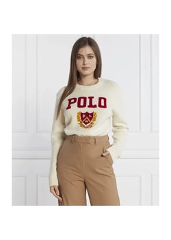 POLO RALPH LAUREN Wełniany sweter | Regular Fit ze sklepu Gomez Fashion Store w kategorii Swetry damskie - zdjęcie 184983680