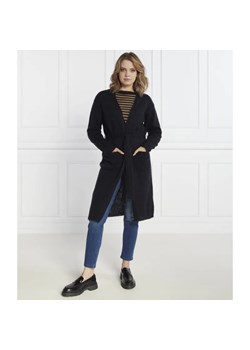 MM Wełniany kardigan gabon | Regular Fit ze sklepu Gomez Fashion Store w kategorii Swetry damskie - zdjęcie 184983743