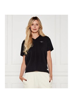 Aeronautica Militare T-shirt | Regular Fit ze sklepu Gomez Fashion Store w kategorii Bluzki damskie - zdjęcie 184983853
