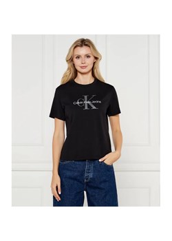 Calvin Klein Jeans T-shirt | Regular Fit ze sklepu Gomez Fashion Store w kategorii Bluzki damskie - zdjęcie 184984024