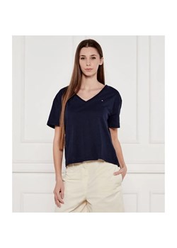 Tommy Hilfiger T-shirt | Regular Fit ze sklepu Gomez Fashion Store w kategorii Bluzki damskie - zdjęcie 184984260