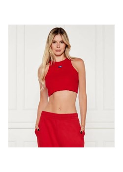 Hugo Blue Top Baby | Cropped Fit ze sklepu Gomez Fashion Store w kategorii Bluzki damskie - zdjęcie 184984281