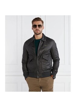 Aeronautica Militare Skórzana kurtka | Regular Fit ze sklepu Gomez Fashion Store w kategorii Kurtki męskie - zdjęcie 184984481