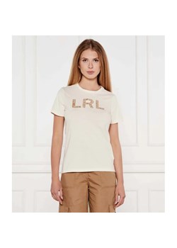 LAUREN RALPH LAUREN T-shirt | Slim Fit ze sklepu Gomez Fashion Store w kategorii Bluzki damskie - zdjęcie 184984552