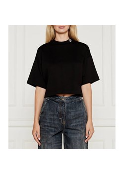 HUGO T-shirt Damelody | Cropped Fit ze sklepu Gomez Fashion Store w kategorii Bluzki damskie - zdjęcie 184985030