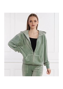 Juicy Couture Bluza HALAN OVERSIZED ZIP THRU HOODIE | Regular Fit ze sklepu Gomez Fashion Store w kategorii Bluzy damskie - zdjęcie 184985203