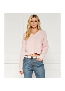 Tommy Hilfiger Wełniany sweter | Relaxed fit ze sklepu Gomez Fashion Store w kategorii Swetry damskie - zdjęcie 184985240