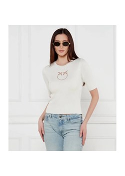 Pinko Jedwabna bluzka Tritone | Cropped Fit ze sklepu Gomez Fashion Store w kategorii Bluzki damskie - zdjęcie 184986032