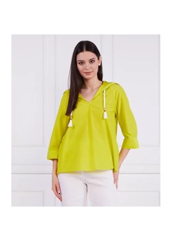 Marc Cain Bluzka | Loose fit | z dodatkiem jedwabiu ze sklepu Gomez Fashion Store w kategorii Bluzki damskie - zdjęcie 184986072