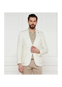 BOSS BLACK Lniana marynarka H-Hutson-233 | Slim Fit | z dodatkiem wełny ze sklepu Gomez Fashion Store w kategorii Marynarki męskie - zdjęcie 184987262