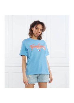 Tommy Jeans T-shirt TJW RLX POP TJ TEE | Relaxed fit ze sklepu Gomez Fashion Store w kategorii Bluzki damskie - zdjęcie 184987400