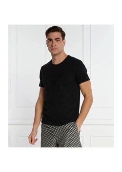 Emporio Armani T-shirt | Regular Fit | z dodatkiem lnu ze sklepu Gomez Fashion Store w kategorii T-shirty męskie - zdjęcie 184987450