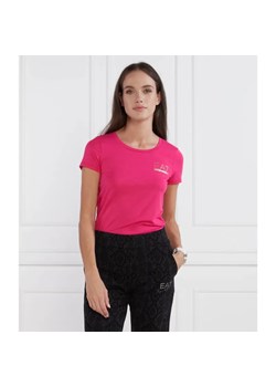 EA7 T-shirt | Slim Fit ze sklepu Gomez Fashion Store w kategorii Bluzki damskie - zdjęcie 184987452