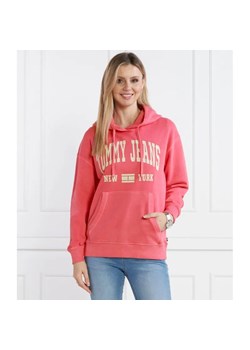 Tommy Jeans Bluza TJW RLX WASHED VARSITY HOOD EXT | Relaxed fit ze sklepu Gomez Fashion Store w kategorii Bluzy damskie - zdjęcie 184988292