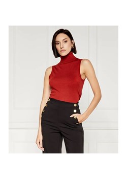 Tommy Hilfiger Wełniany top MERINO | Slim Fit ze sklepu Gomez Fashion Store w kategorii Bluzki damskie - zdjęcie 184988890