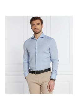 BOSS BLACK Lniana koszula H-HANK | Slim Fit ze sklepu Gomez Fashion Store w kategorii Koszule męskie - zdjęcie 184988941