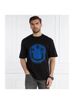Hugo Blue T-shirt Nimper | Regular Fit ze sklepu Gomez Fashion Store w kategorii T-shirty męskie - zdjęcie 184989170