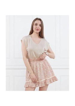 Pepe Jeans London Lniany t-shirt | Loose fit ze sklepu Gomez Fashion Store w kategorii Bluzki damskie - zdjęcie 184990263