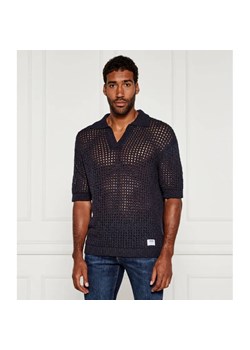Hugo Blue Polo Strallo | Loose fit ze sklepu Gomez Fashion Store w kategorii T-shirty męskie - zdjęcie 184990413