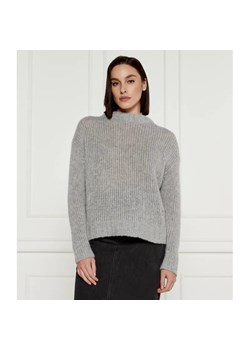 HUGO Wełniany sweter Sloossy | Oversize fit ze sklepu Gomez Fashion Store w kategorii Swetry damskie - zdjęcie 184990554